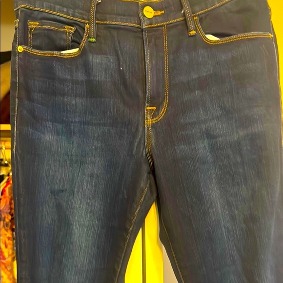 FRAME DENIM: Women's Skinny Blue Jeans - Picture 2 of 13